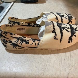 Dinosaur skeleton shoes